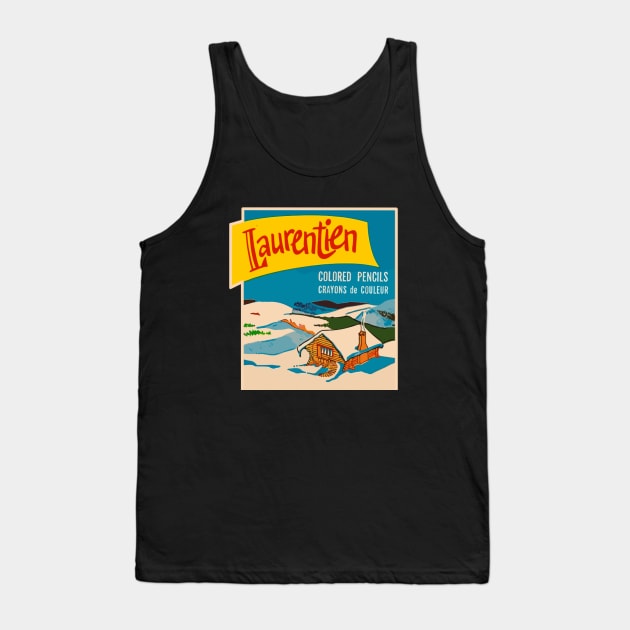 Laurentien Coloured Pencils - Canadian Tank Top by INLE Designs